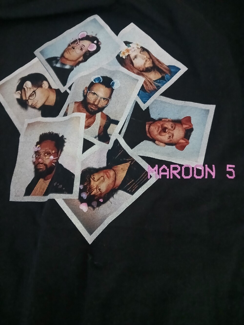 Marron 5 Short Sleeve Tour Graphic Tshirt